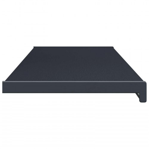 Vindueskarm Anthracit med træstruktur 140 x 35 x 4,5 cm PVC