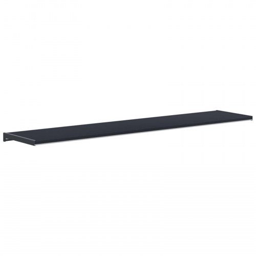 Vindueskarm Anthracit med træstruktur 160 x 30 x 4,5 cm PVC