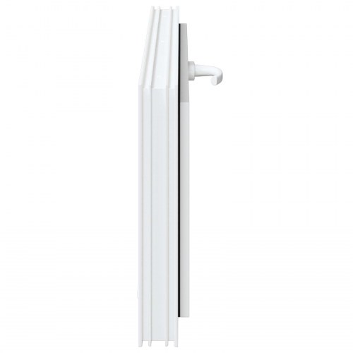 Kældervindue RISOR 110 x 40 cm PVC og glas Hvid