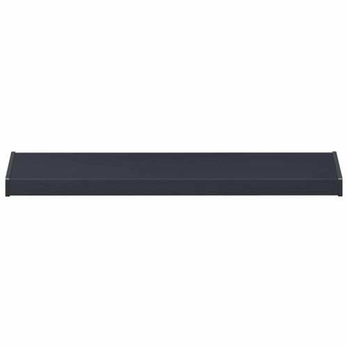 Vindueskarm Anthracit med træstruktur 80 x 20 x 4,5 cm PVC