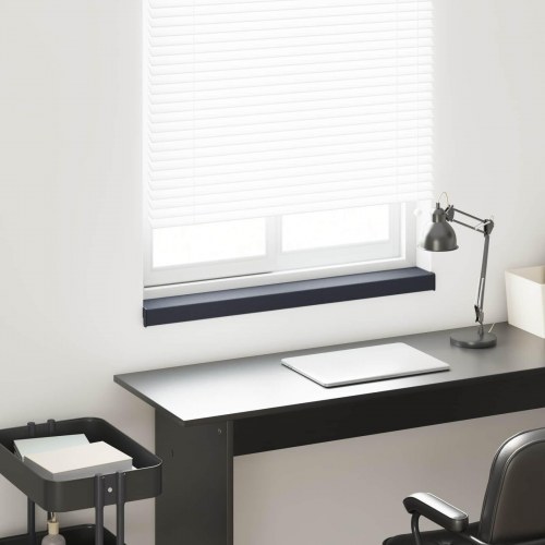 Vindueskarm Anthracit med træstruktur 60 x 15 x 4,5 cm PVC