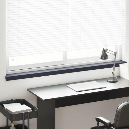 Vindueskarm Anthracit med træstruktur 120 x 10 x 4,5 cm PVC