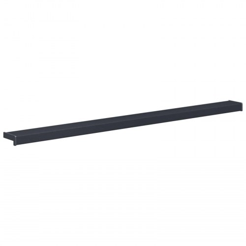 Vindueskarm Anthracit med træstruktur 120 x 10 x 4,5 cm PVC