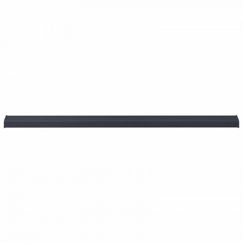Vindueskarm Anthracit med træstruktur 120 x 10 x 4,5 cm PVC