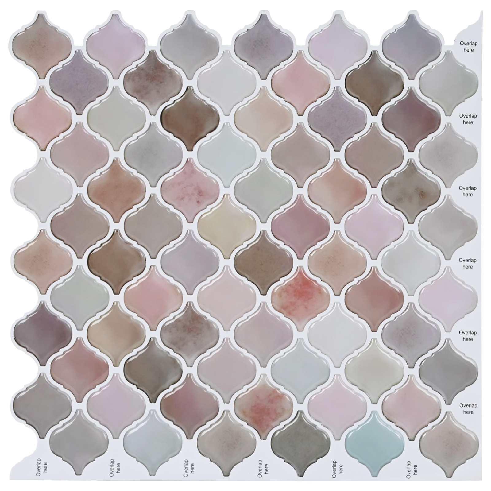 Lanturn Flise 50 stk Beige 27 x 27 cm Polyurethan og PET