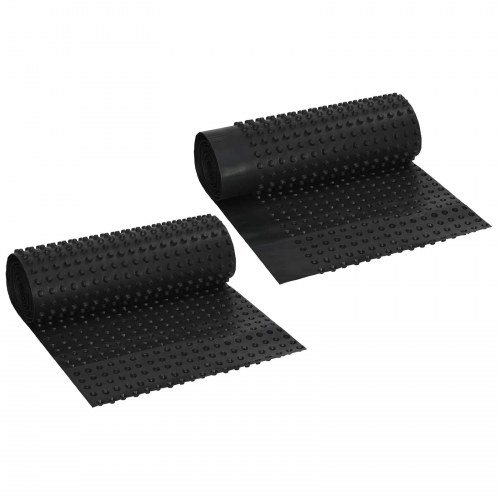Dimpled Drænplade 2 stk Sort 0,5 x 20 m HDPE