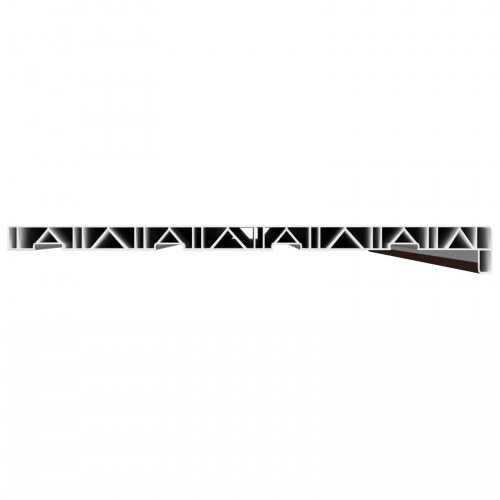 Vindueskarm Brun træ 140 x 40 x 4,5 cm PVC