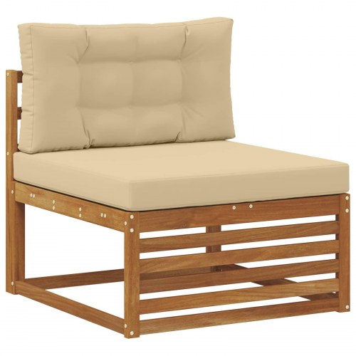 Udendørs sofagruppe 8 stk Naturlig og Beige