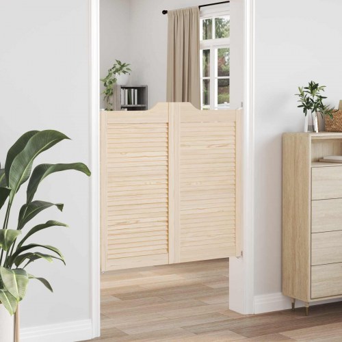 Svingdøre Naturfarvet 100 x 50 cm Massivt fyrretræ