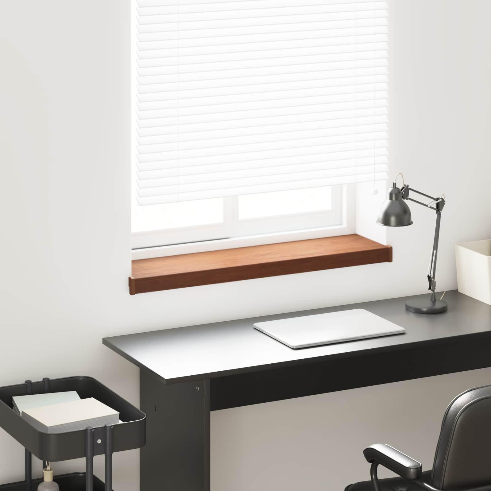 Vindueskarm Brun træ 60 x 25 x 4,5 cm PVC