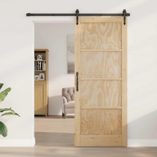 Indvendig Dør Naturfarvet 86 x 211 cm Krydsfinér