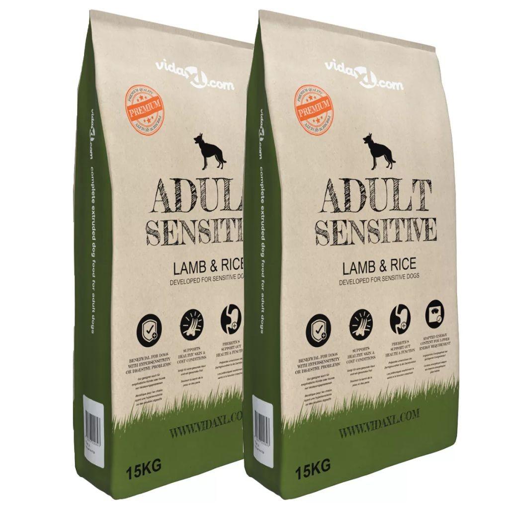 Luksustørfoder til hunde Adult Sensitive Lamb & Rice 2 stk. 30 kg