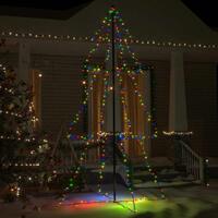 Lysende juletræ 120x220 cm 300 LED'er indendørs/udendørs