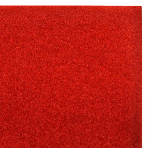 Rød løber 1 x 20 m - polyester tæppe til events og entré