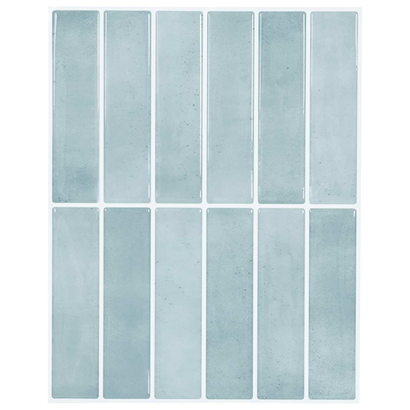 Rektangulær flise 20 stk Grågrøn 29 x 23 x 0,08 cm