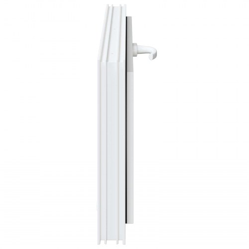 Kældervindue RISOR 100 x 40 cm PVC og glas Hvid