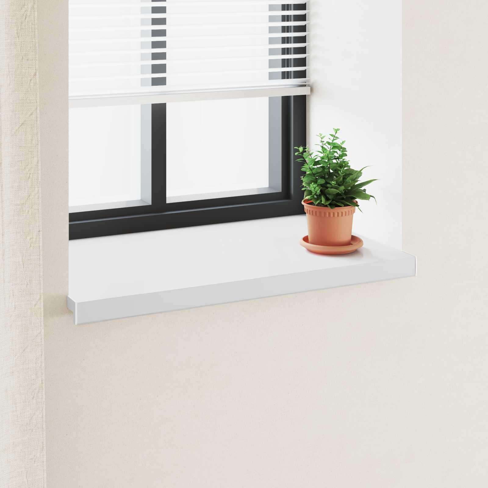 Vindueskarm Hvid 100 x 50 x 4,5 cm PVC