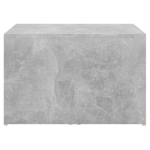 Indskudsborde 3 stk. 60x60x38 cm spånplade betongrå