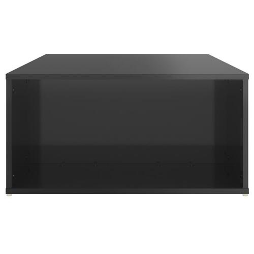 Sofabord 90x67x33 cm spånplade sort højglans