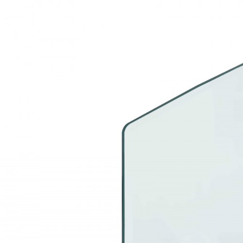 Pejs glasplade i hærdet glas - transparent 120 × 60 cm