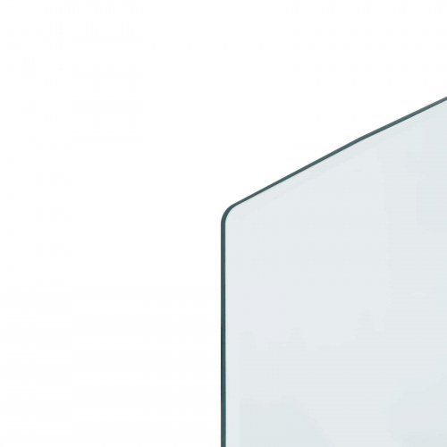 Pejs glasplade i hærdet glas - transparent 120 × 50 cm