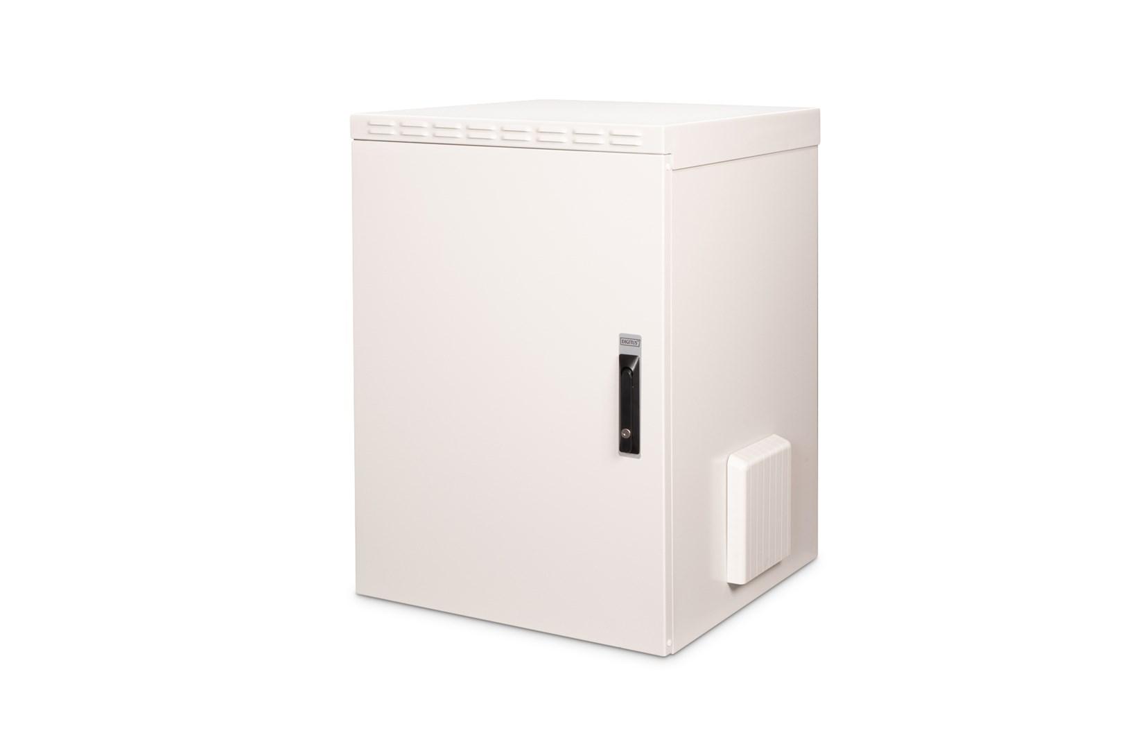 DIGITUS vægmonteret kabinet IP55 - udendørs, 600 × 600 mm (B × D)