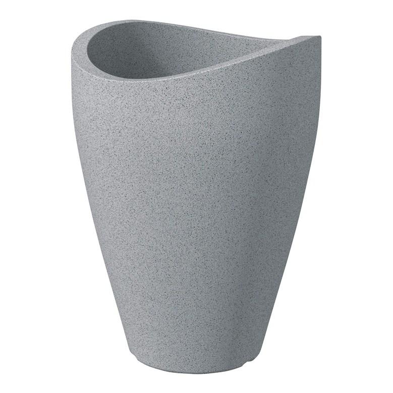 Plast urtepotte - Stony Grey, Ø67 cm (model 254/67)