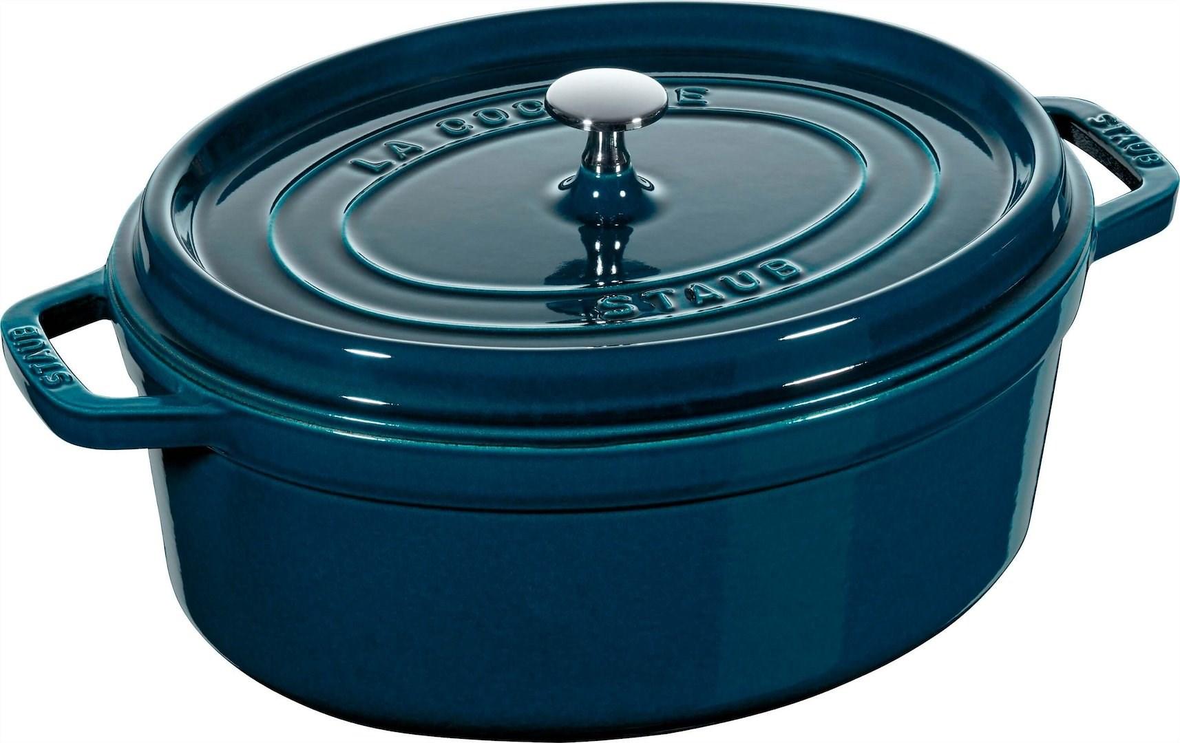 STAUB La Cocotte oval støbejernsgryde 6,7 l - La Mer