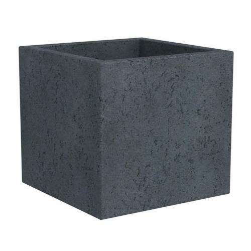 C-Cube 240 udendørs plantekumme - fritstående plast, sort
