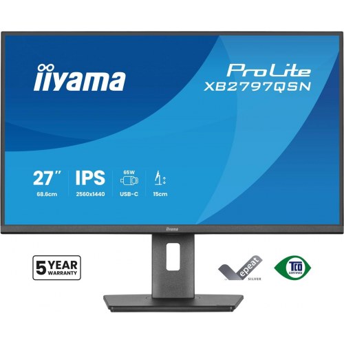 iiyama ProLite XB2797QSN-B1 27" QHD IPS skærm - sort
