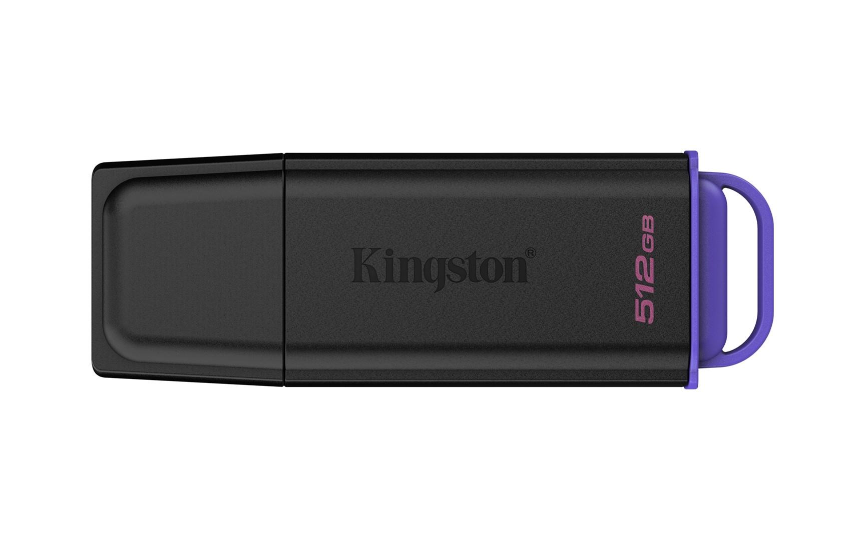 Kingston DataTraveler Exodia USB-stick 512 GB - USB 3.2 Gen 1, sort/lilla
