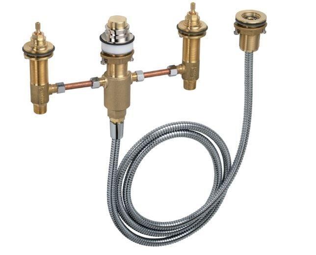 Hansgrohe 13244180 - indbygget badekarsarmatur til bordkant