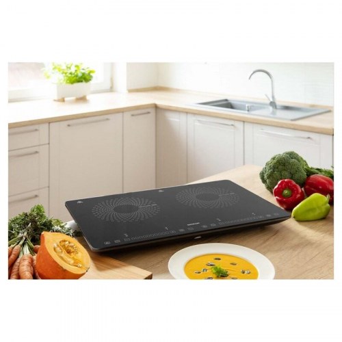Sencor SCP 4501BK induktionskogeplade til bord - 56 cm, 2 zoner, sort
