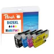 Peach PI500-395 blækpatroner - 4-pak XL, kompatible (sort, cyan, magenta, gul)