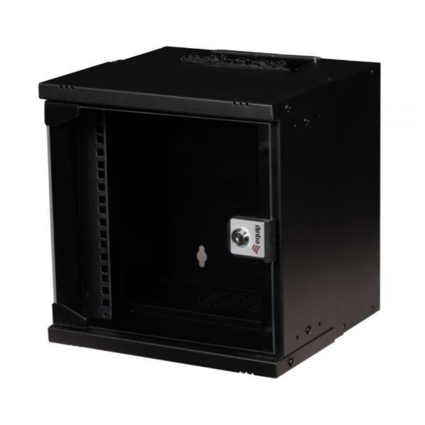 EQUIP EWM-06-3030-B vægmonteret rackskab 6U - sort