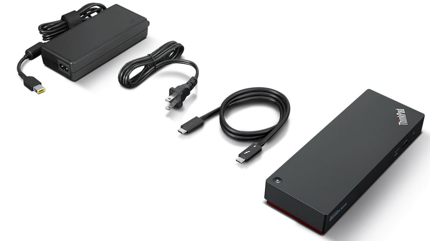 Lenovo ThinkPad Universal Thunderbolt 4 Smart Dock - kablet, sort