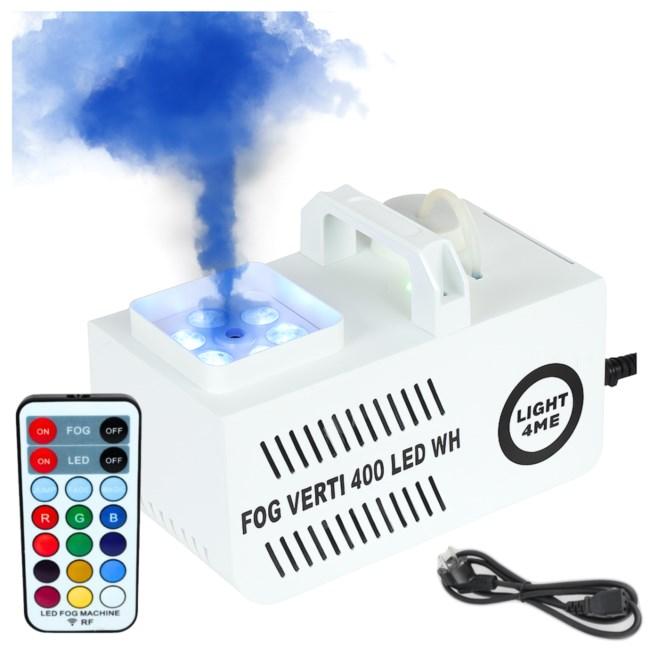 LIGHT4ME Fog Verti 400 LED WH - kompakt røgmaskine med LED