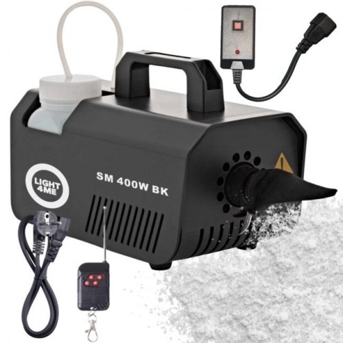 LIGHT4ME SM 400W BK - snegenerator/snemaskine til fester