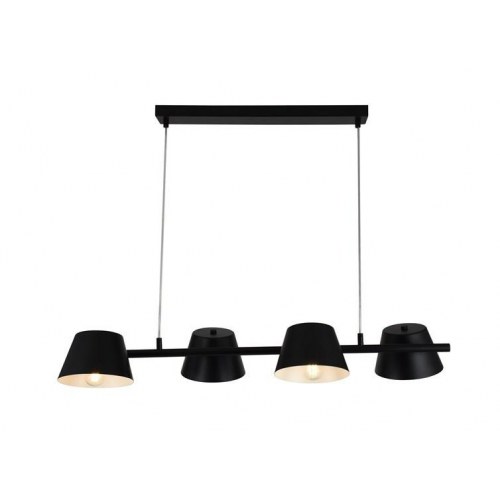 Loftslampe pendel Orra - 4 x E27, sort