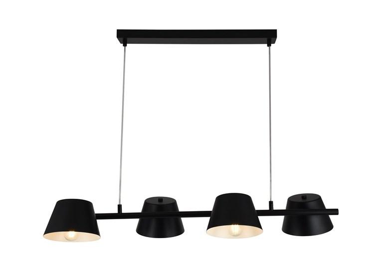 Loftslampe pendel Orra - 4 x E27, sort