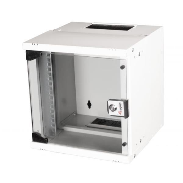 Equip Eco Mount 10" vægskab, 6U, 30×30 cm, RAL 7035 grå billede
