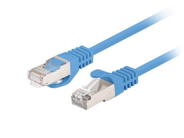 Lanberg PCF6-20CC-0100-B netværkskabel - Cat6 U/UTP, RJ45, 1 m, blå billede