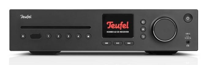 Teufel Kombo 62 Mk2 CD-receiver - sort billede