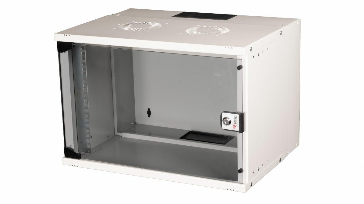 Equip Eco Mount 19" vægskab - 7U, 54 × 40 cm, RAL 7035 lysegrå billede