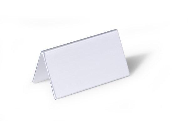 DURABLE 805119 navneskilt i transparent PVC - 25 stk. billede