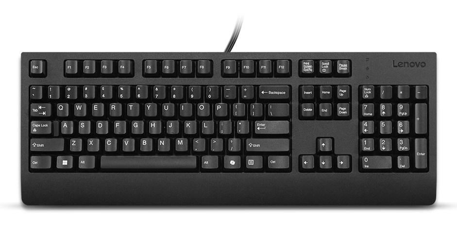 Lenovo Preferred Pro II tastatur - USB, fuld størrelse, tysk, sort billede
