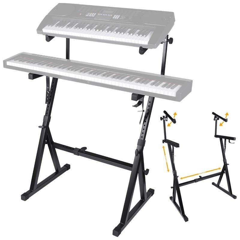 DNA Professional KEY 2 - dobbelt justerbart keyboardstativ