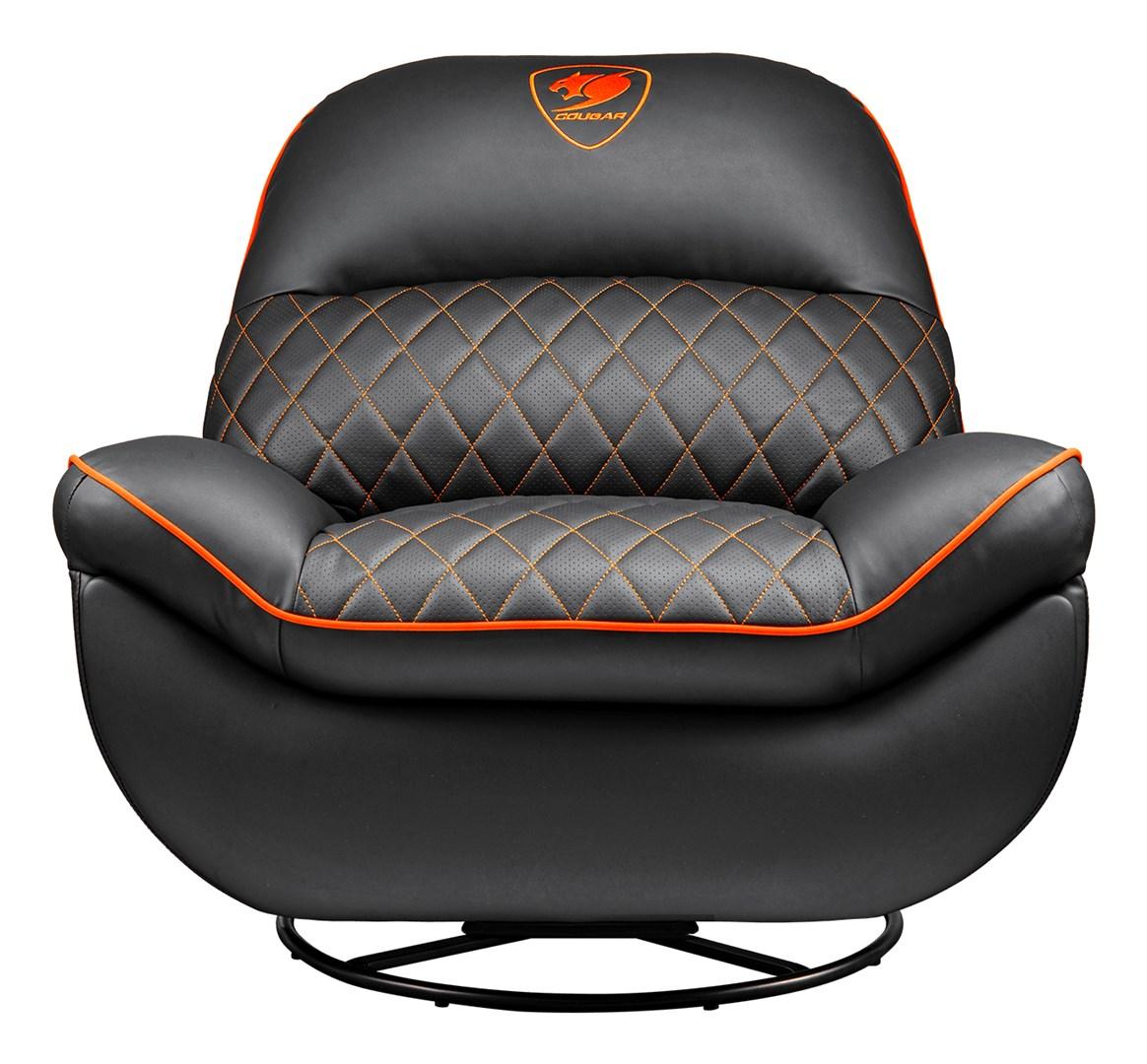 COUGAR Overlord gaming-sofa - sort, høj komfort (op til 150 kg)