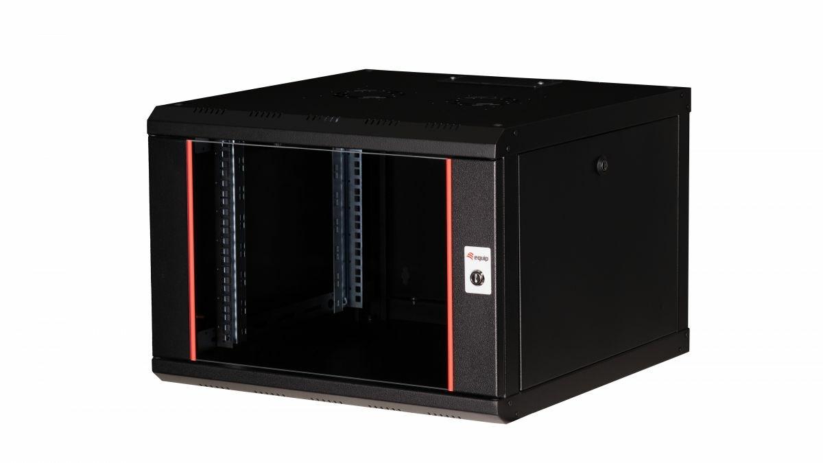 Equip Pro Mount - rack - 600x600 mm with glass door removable and lockable panels assembled - 7U