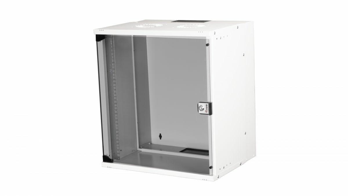 EQUIP Eco Mount 19" vægskab, 12U - 540 × 400 mm, RAL7035 lysegrå billede